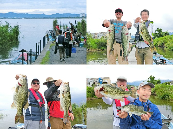 2019年7月上旬琵琶湖南湖北湖バス釣り大会|4ボートのヒットルアーとパターンを紹介