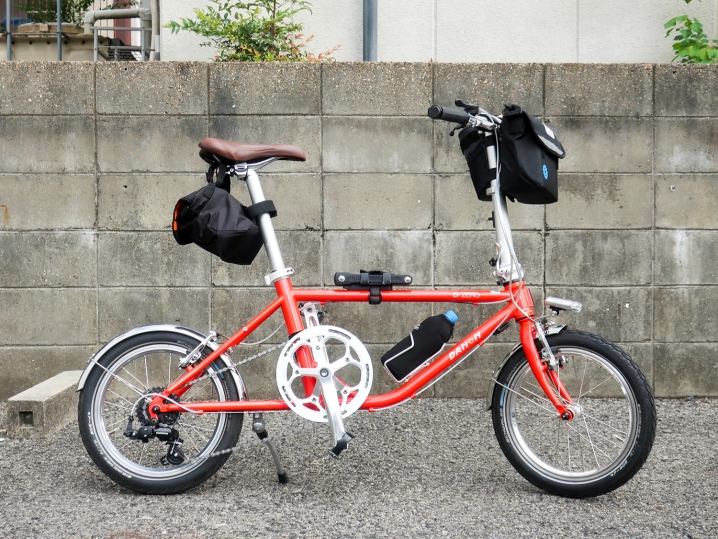 武庫川近くのコインパーキングから折り畳み自転車で武庫川へ2