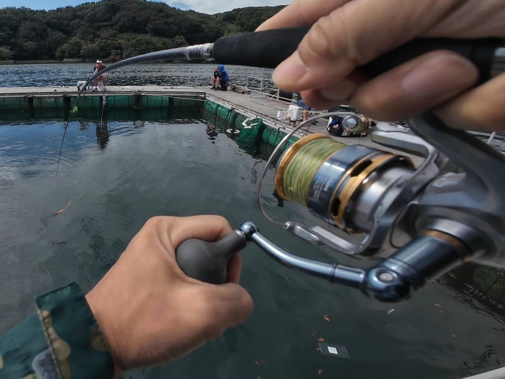 釣りおじさん試作ウキ釣り用スピニングロッド