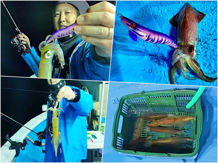 【イカメタル】荒天の中で好釣果！「船が揺れる時のリグ設定」と「魚がアタリまくる時のカラー選択」について紹介in福井